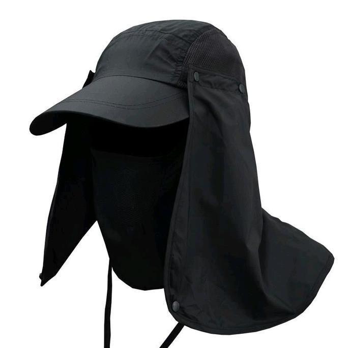 Topi Pancing UV Fishing Hat Lipat ultralight Gunung Outdoor