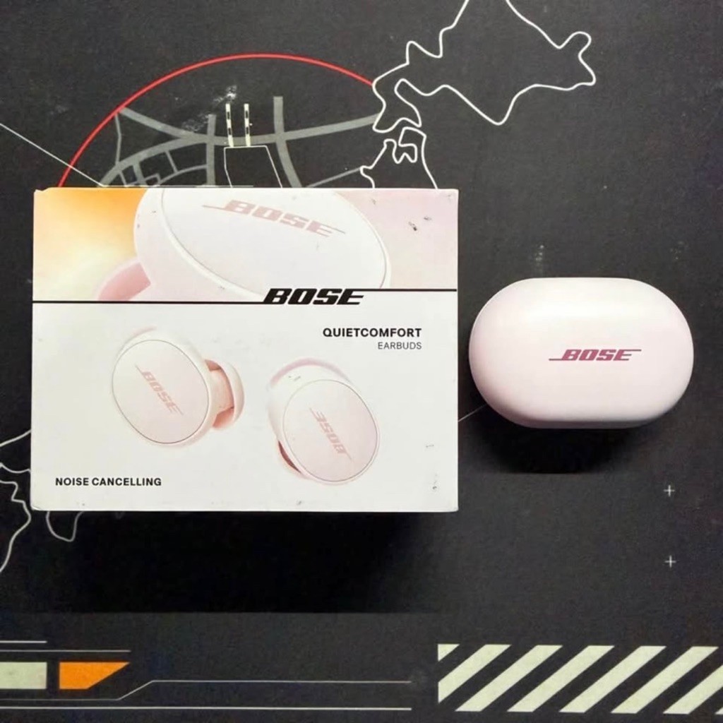 Bose Quietcomfort Earbuds ANC Noise Cancelling TWS Earphone - Petal Pink Resmi Bose Indonesia