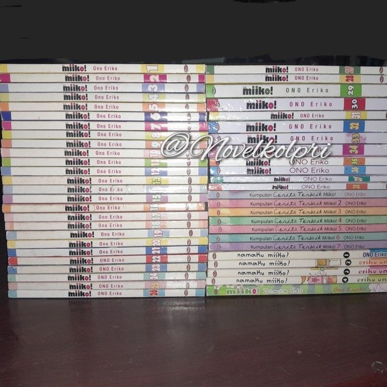 Komik Miiko SET 50 Buku - Hai Miiko 1-38, Cerita Terbaik Miiko 1-7, Namaku Miiko 1-40, Miiko Zaman E