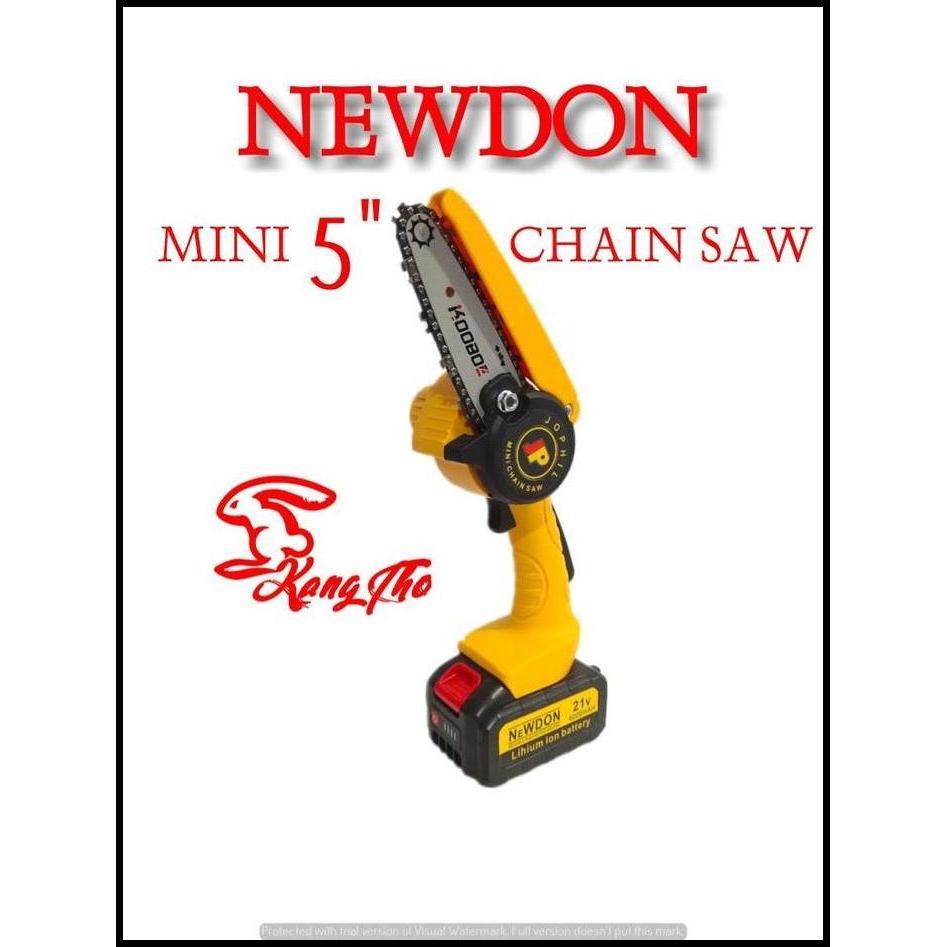 HOT DEAL CHAIN SAW CORDLESS MINI CHAIN SAW GERGAJI KECIL BATTERY GERGAJI MESIN