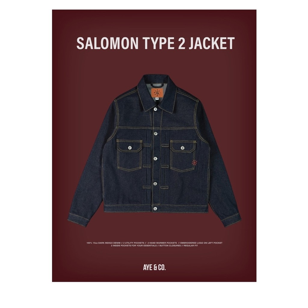 AYE & CO - Salomon Type II Raw Jacket