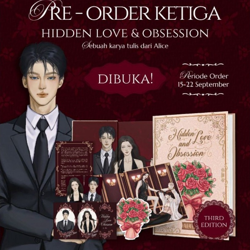 OPEN PO NOVEL HIDDEN LOVE & OBSESSION - ALICE