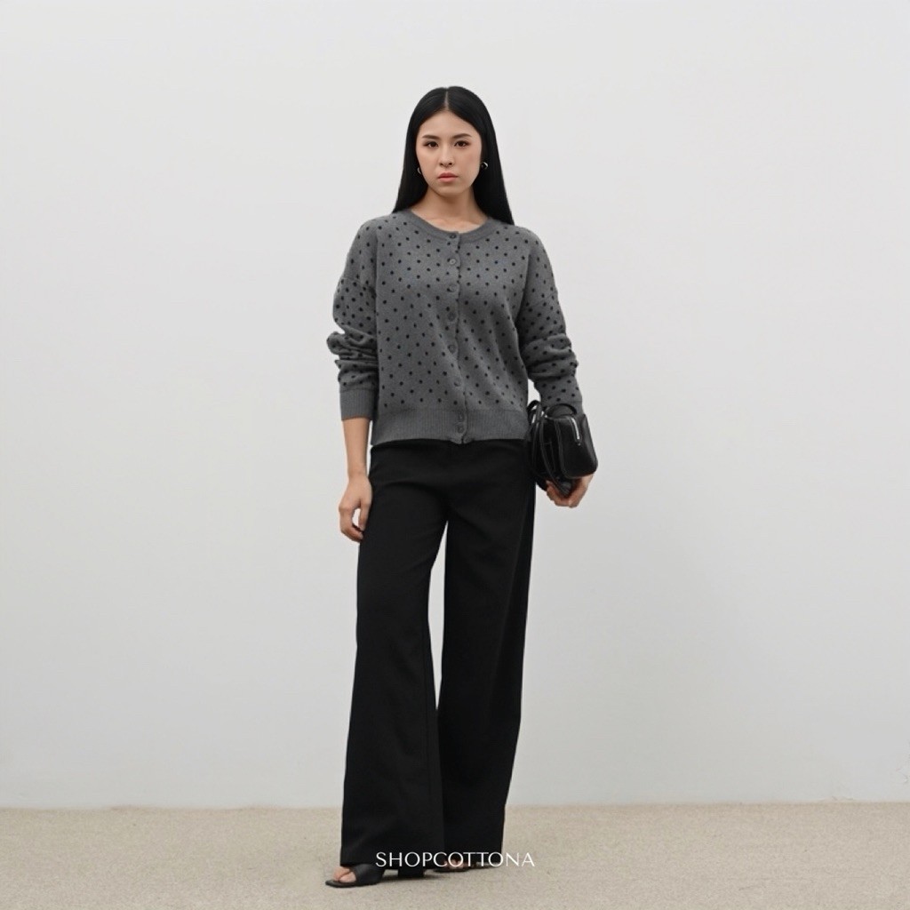 Shopcottona - Miu Polka Cardigan - Cardigan Polkadot