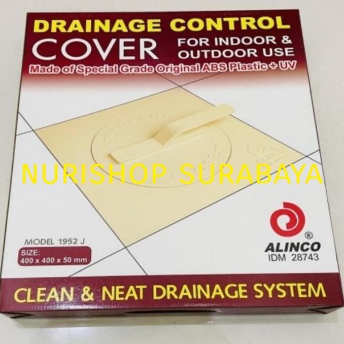 NEW ALINCO DRAINAGE COVER 40x40 / TUTUP SEPTITANK 40 x 40 ABS PLASTIC