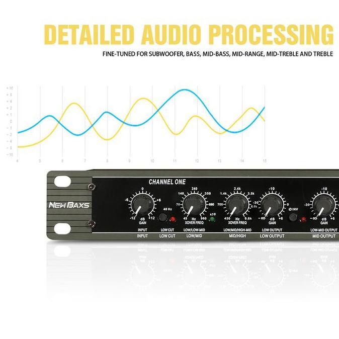 Musica- New Baxs Crossover Aktif 223Xl/234Xl/224Xl Crossover 2Y 3 Y 4 Y Silang Elektronik Crossover 