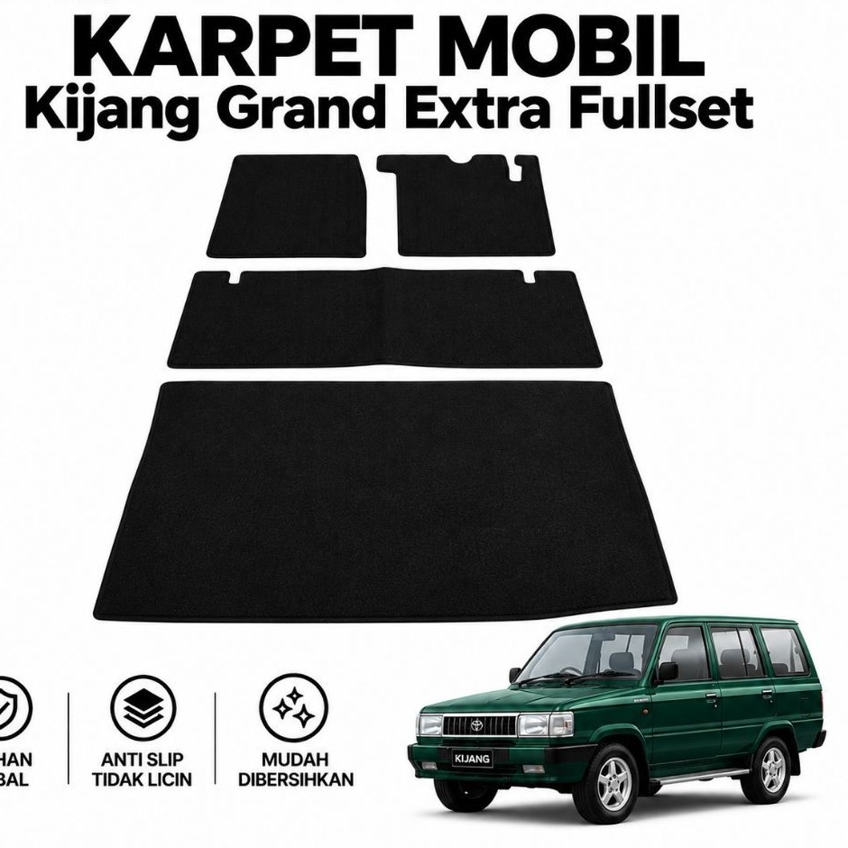 Karpet Mobil Kijang Grand Extra/Kijang Super Fullset