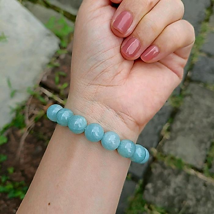 GIOK MYANMAR HQ - Gelang Giok Asli Myanmar Type A Premium Natural