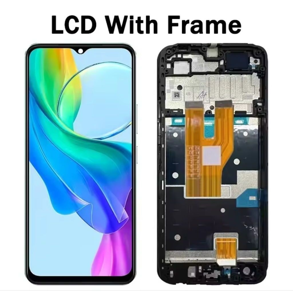 LCD PLUS FRAME VIVO Y28S 5G VIVO Y28E 5G VIVO T3 LITE 5G VIVO Z9 5G LCD FRAME FULSET SUDAH DI TES TA