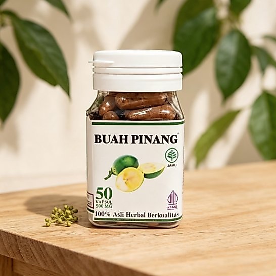 Kapsul Buah Pinang Original Bentuk Kapsul