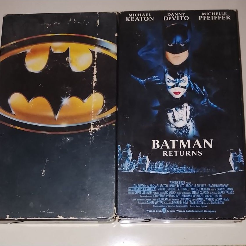 Kaset VHS Betamax Film Batman sepaket