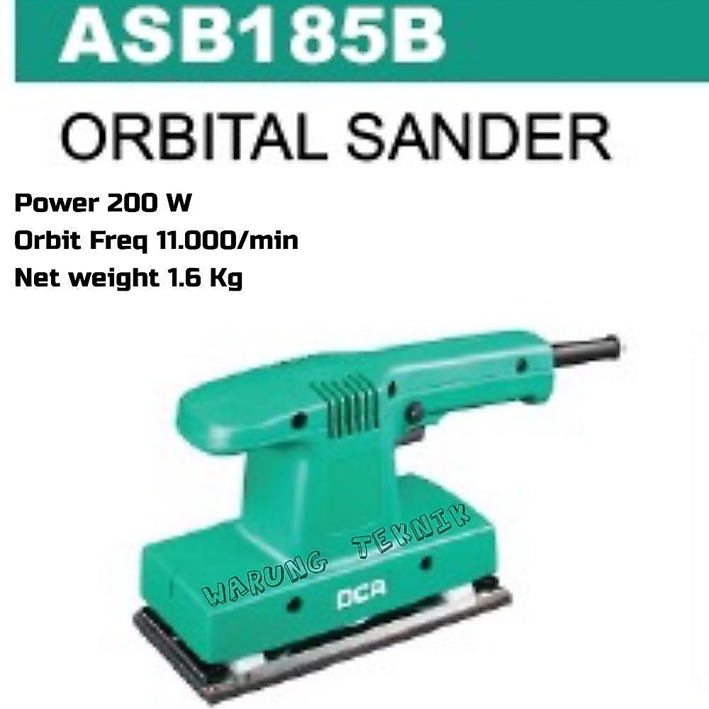 DCA ASB185B ORBITAL SANDER - FINISHING SANDER - MESIN AMPLAS DCA ASB 185B