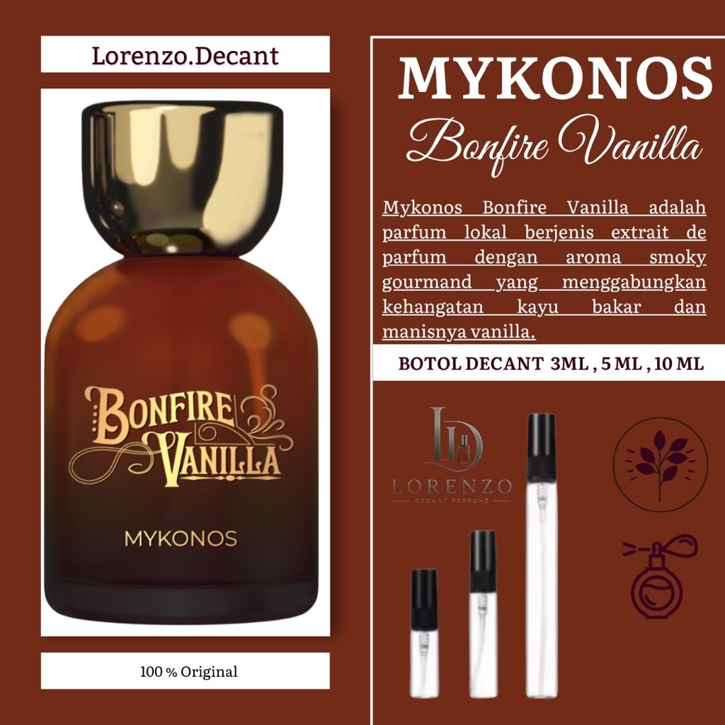 Mykonos Bonfire Vanilla Edp | Mykonos Bonfire Vanilla Decant