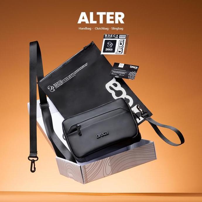Breca - Handbag Alter tas tangan pria  Tas selempang waterproof Cowok