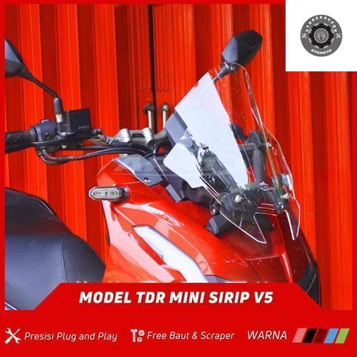 Windshield Visor ADV 150 cc. Visor ADV 160 cc. Visor Adv TDR MINI STREET V2 OCITO CARBU Taring Cybor
