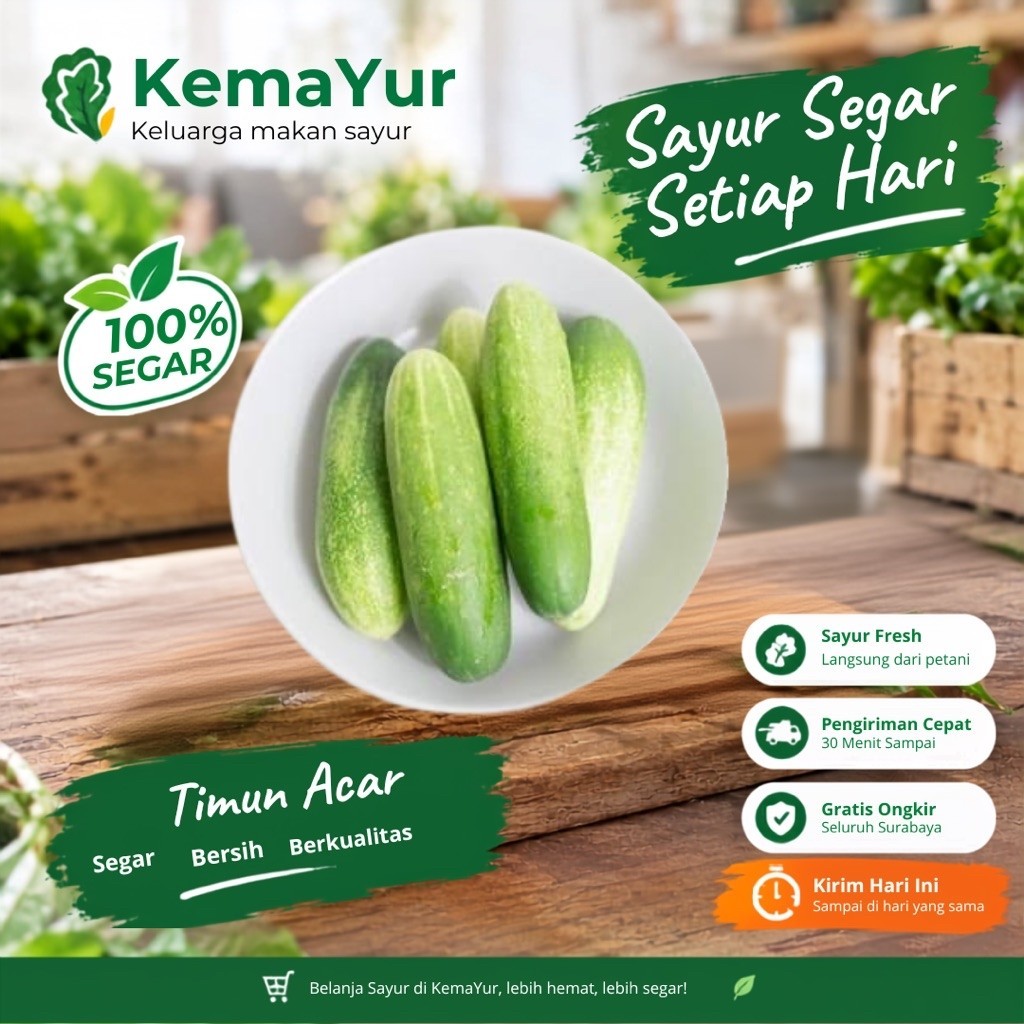 TIMUN ACAR 1KG TIMUN LALAP