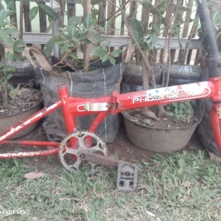 FRAME SEPEDA LIPAT BATANG LURUS (PHOENIX) 20INCH, FRAME SEPEDA LIPAT