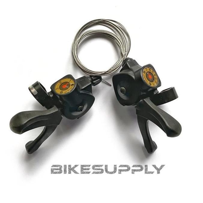 Promo Shifter Operan Sepeda Shimano Altus 3 x 7 Speed SC - CT15 Via Japan Vintage NOS Jadul Diskon