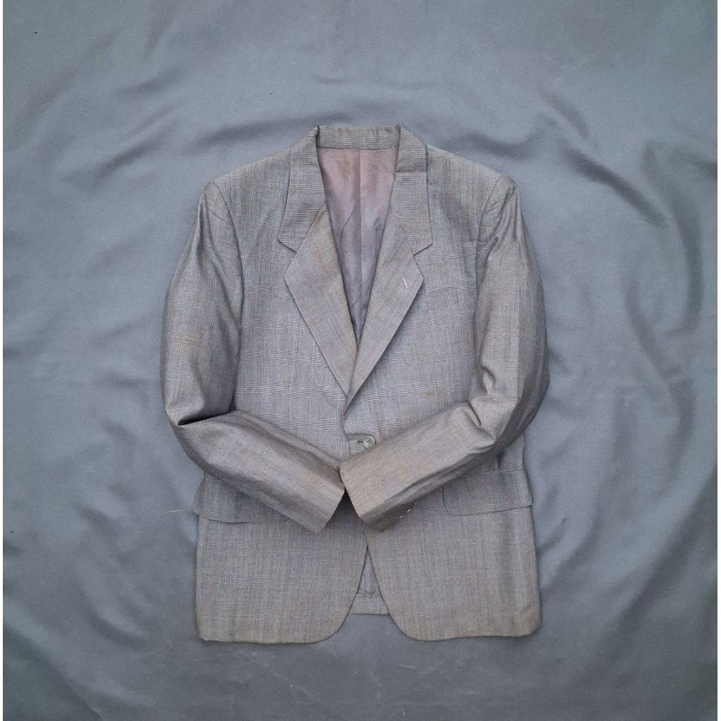 preloved jas laki laki bahan wool murah/jas blazer second pria/jas pria murah size L lingkar dada 11