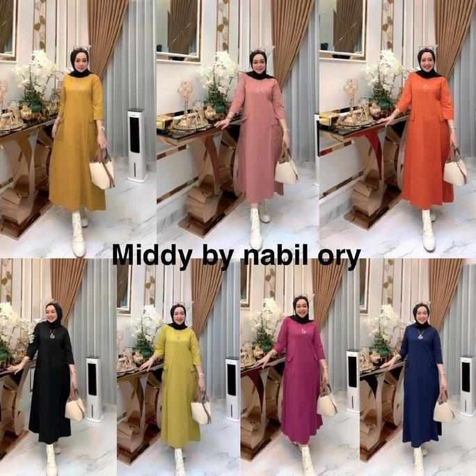 midi dress cargo by nabil collection