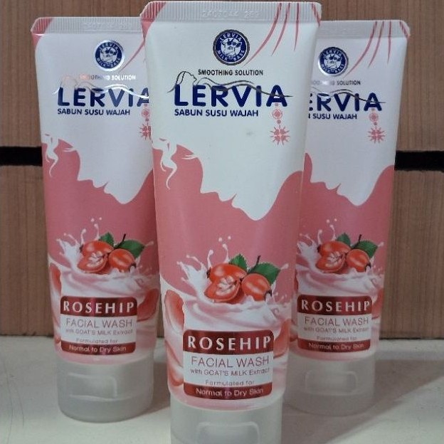 Lervia Facial Wash Rosehip Tube 100ml normal to dry skin