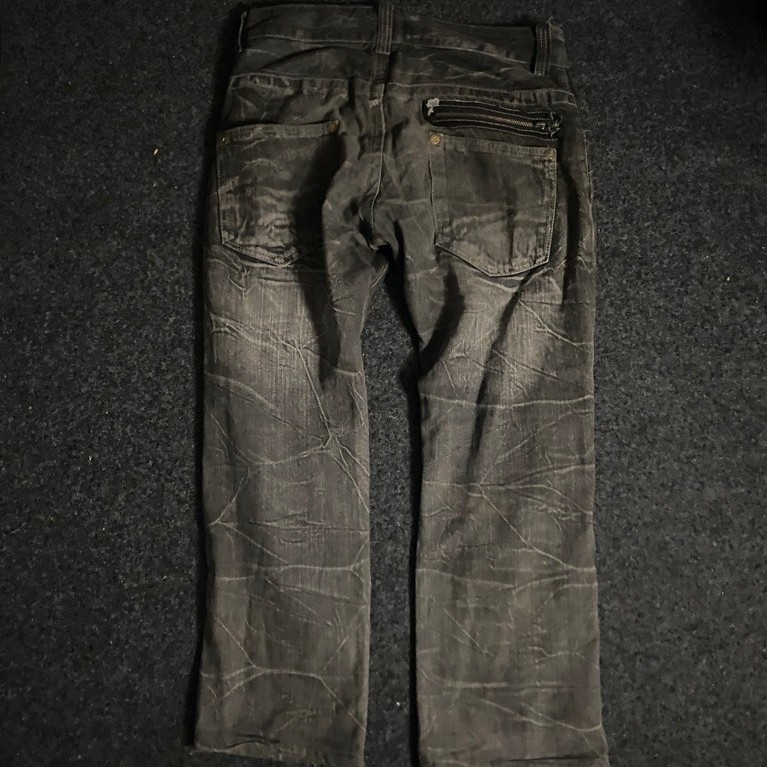 wild life texture loose jeans