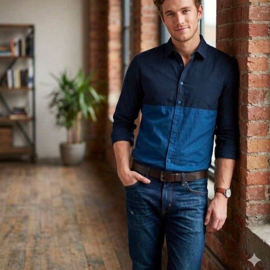 KEMEJA PRIA ZARA MAN SECOND BRANDED