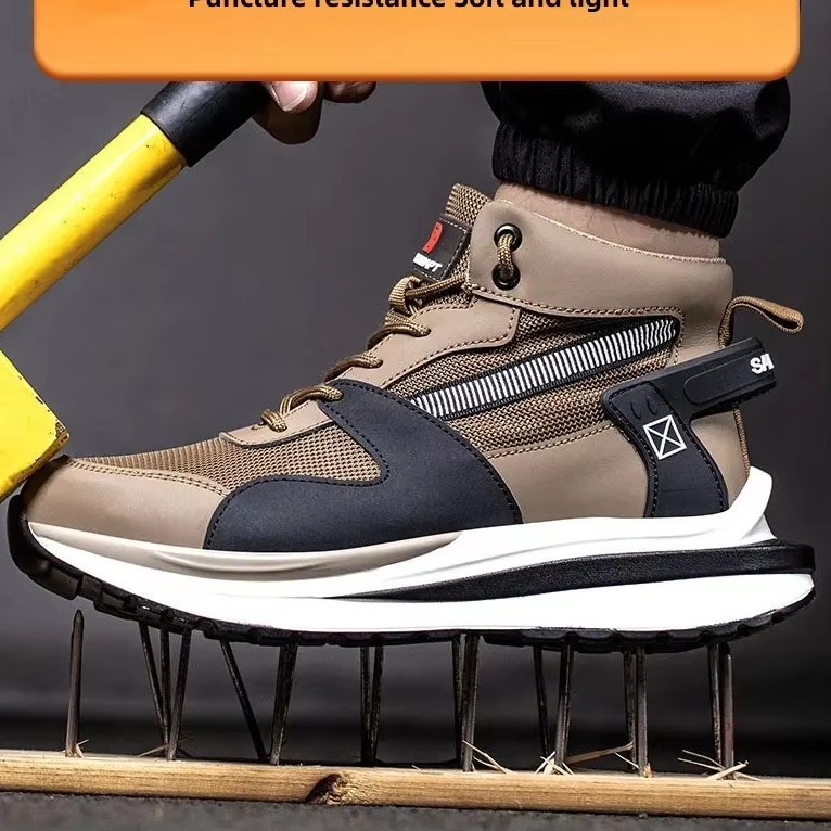 SEPATU SAFETY PRIA BOOT ANTI PAKU UJUNG BESI SPORTY ORIGINAL SAFETY SHOES SAFETY SHOES PRIA IMPORT