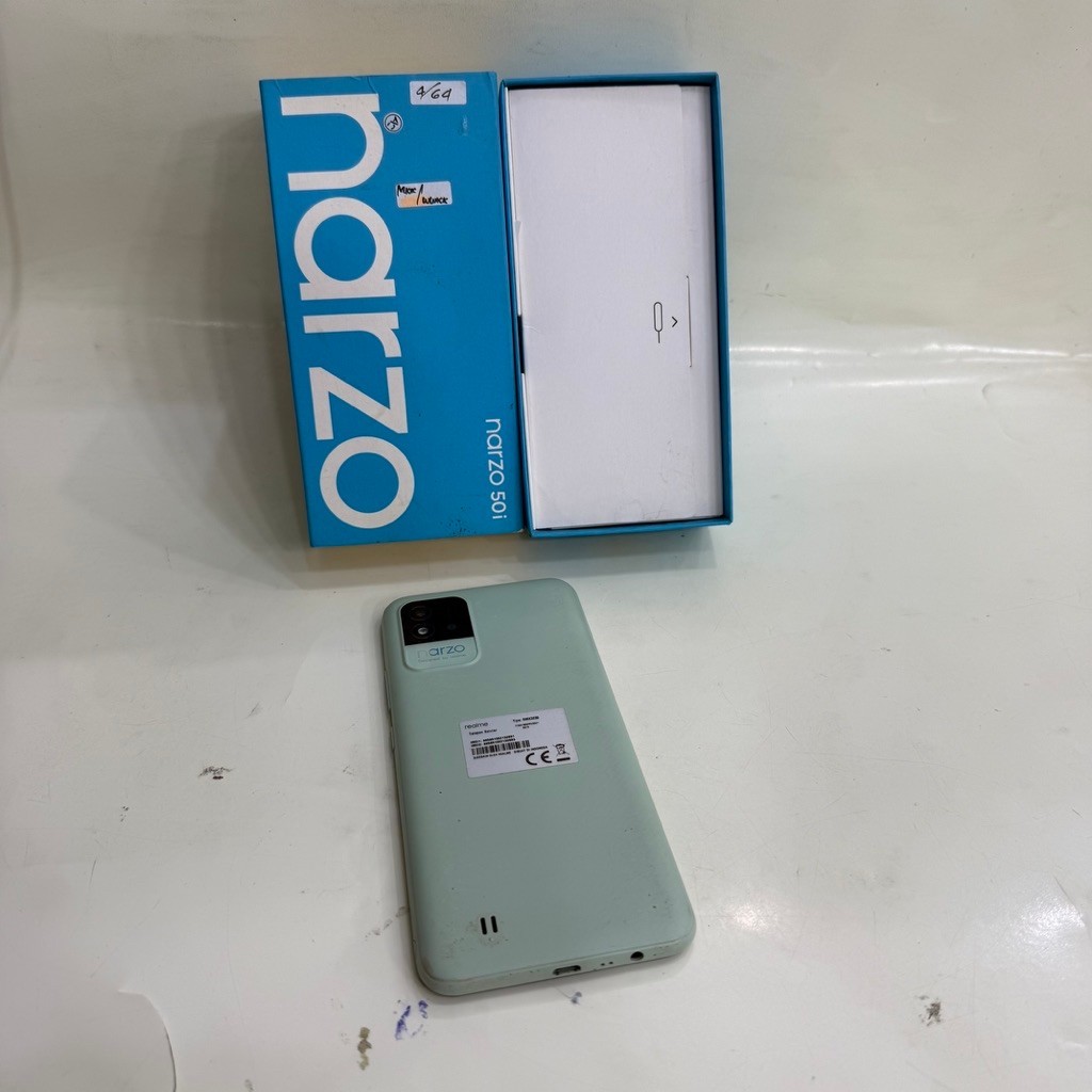 Realme Narzo 50i 4/64gb Fullset Second Garansi Resmi