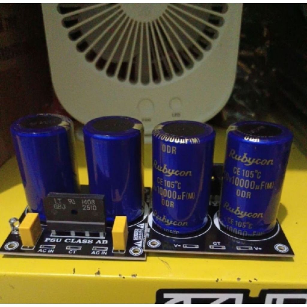 PSU 2 Elco Rubycon Biru 100000uf 50v PCB