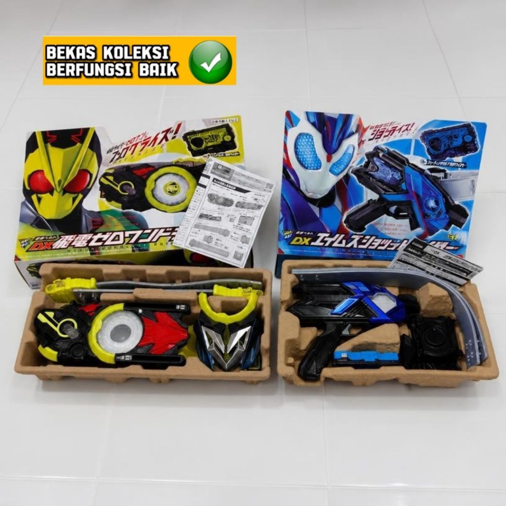 Dx Belt Kamen Rider Zero One Driver Set Gun Riser Driver Bib