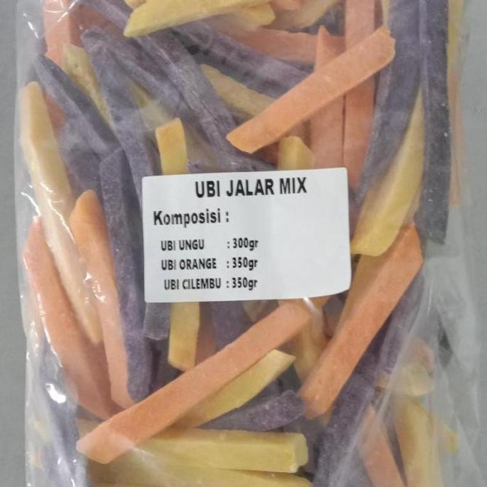 Frozen Sweet Potato Fries/Ubi Jalar Mix/Ubi Goreng | 1 kg