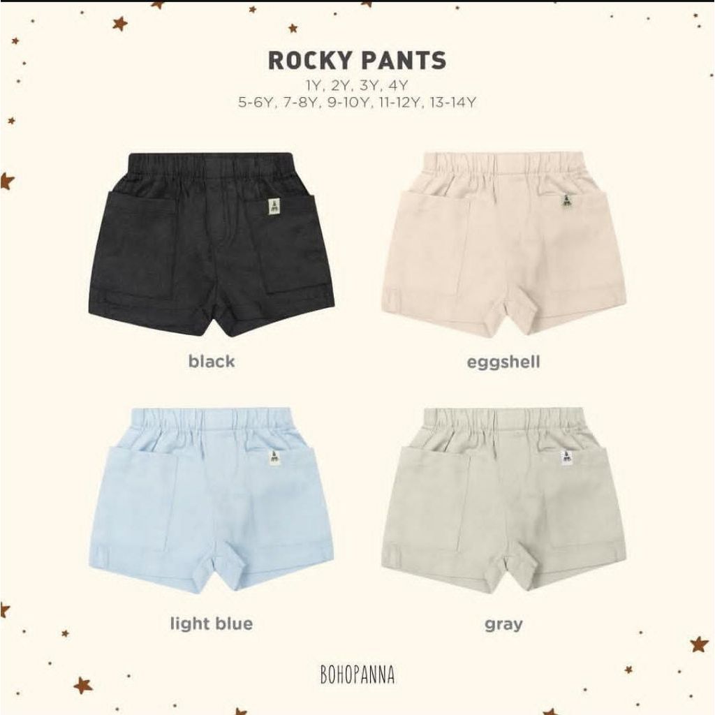 BOHOPANNA - ROCKY PANT - CELANA ANAK