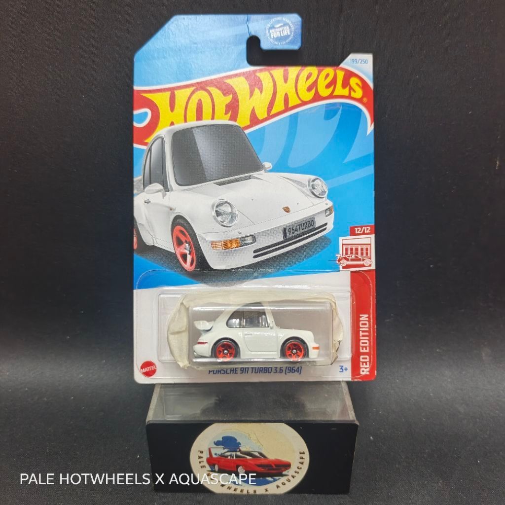 HOT WHEELS RED EDITION PORSCHE 911 TURBO 3.6 964 TOONED RARE