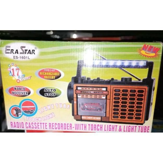 RADIO JADUL ERA STAR MURAH MINI PORTABLE SPEAKER KASET CAS
