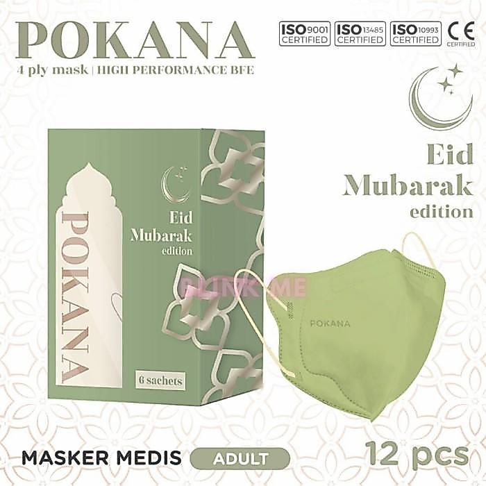 Masker Medis Pokana 4Ply Edisi Idul Fitri