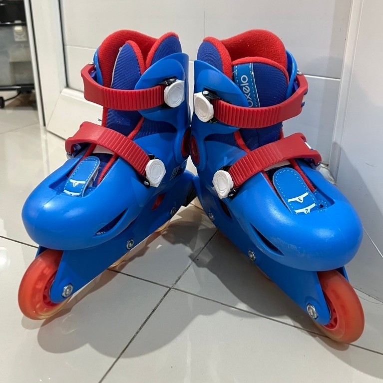 Oxelo Sepatu Roda Anak Decathlon Pemula Biru