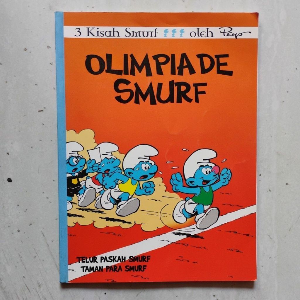 3 Kisah Smurf Oleh Peyo  Olimpiade Smurf Telur Paskah Smurf Taman Para Smurf original