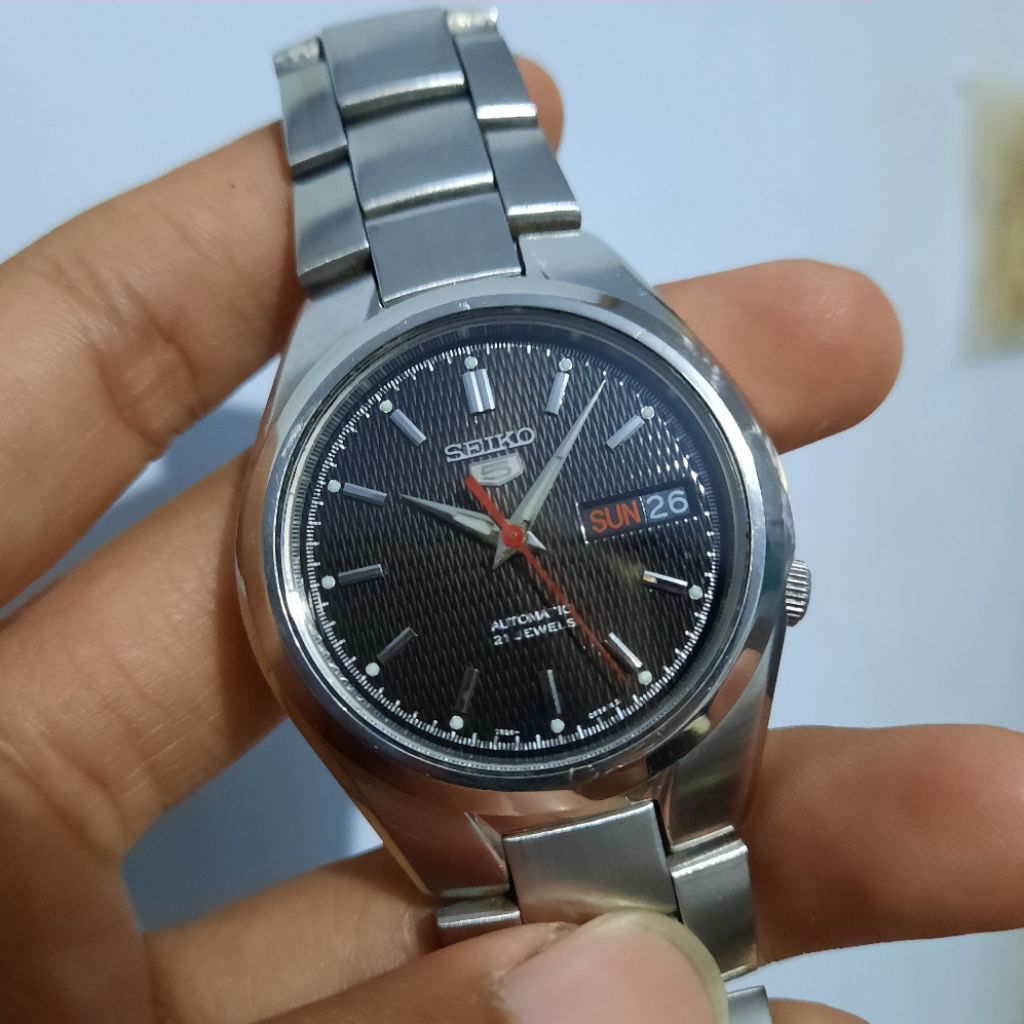 Seiko 5 Automatic SNK607K1 Brown Coklat SNK607 7S26-02F0 Coklat