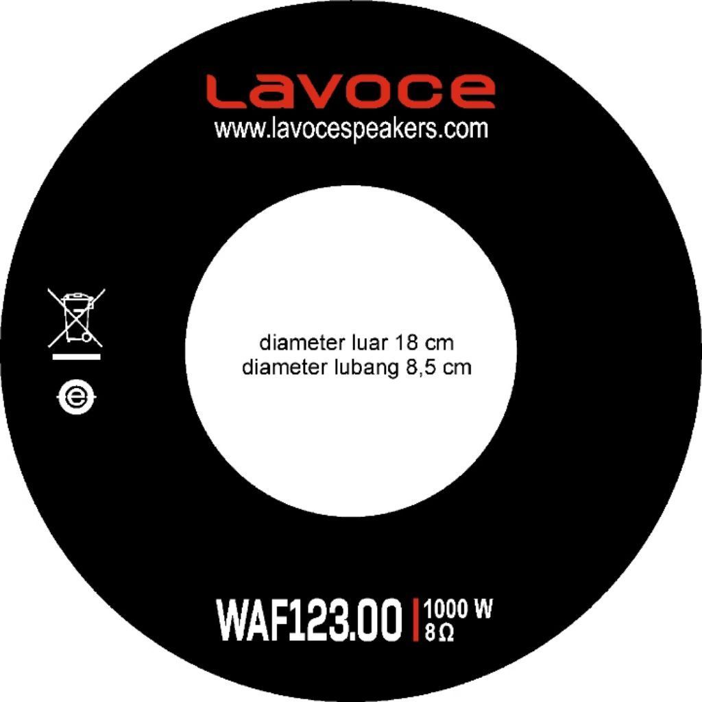Stiker lingkar luar Lavoce WAF123.00