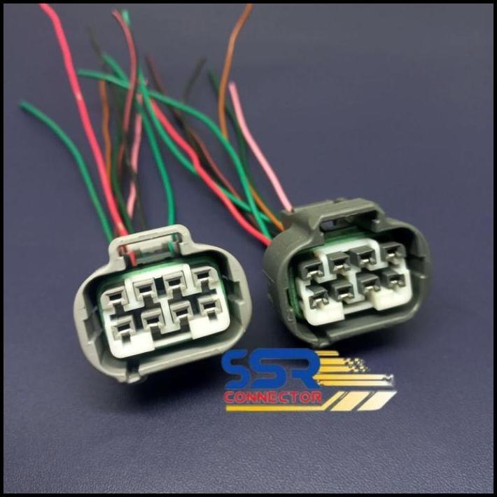 HOT DEAL SOCKET SOKET HEADLAMP LAMPU DEPAN PIN 8 LED TOYOTA INNOVA VENTURER FORTUNER VRZ GR SRZ 