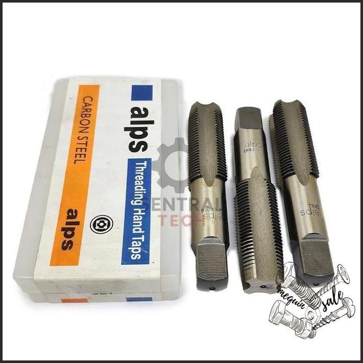 HAND TAP M10 X 1 DRAT KIRI ALPS CARBON STEEL LEFT HAND METRIC SET DISKON