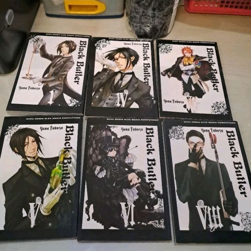 Komik Black Butler 1-35 set b