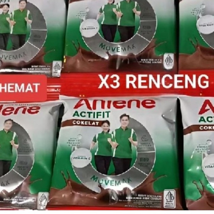 Susu Anlene Actift coklat vanila susu jahe Renceng