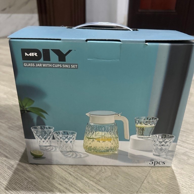 MR DIY gelas teapot set