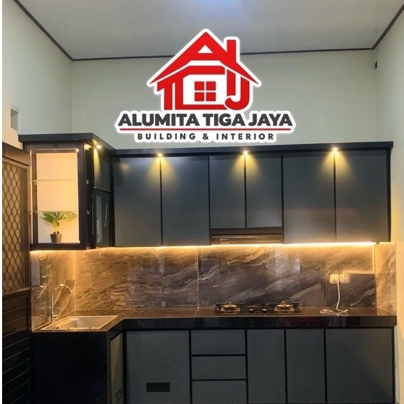 Kitchenset Aluminium / Kitchen set Minimalis / Set Lemari Dapur / Kabinet Dapur Mininalis / Kitchens