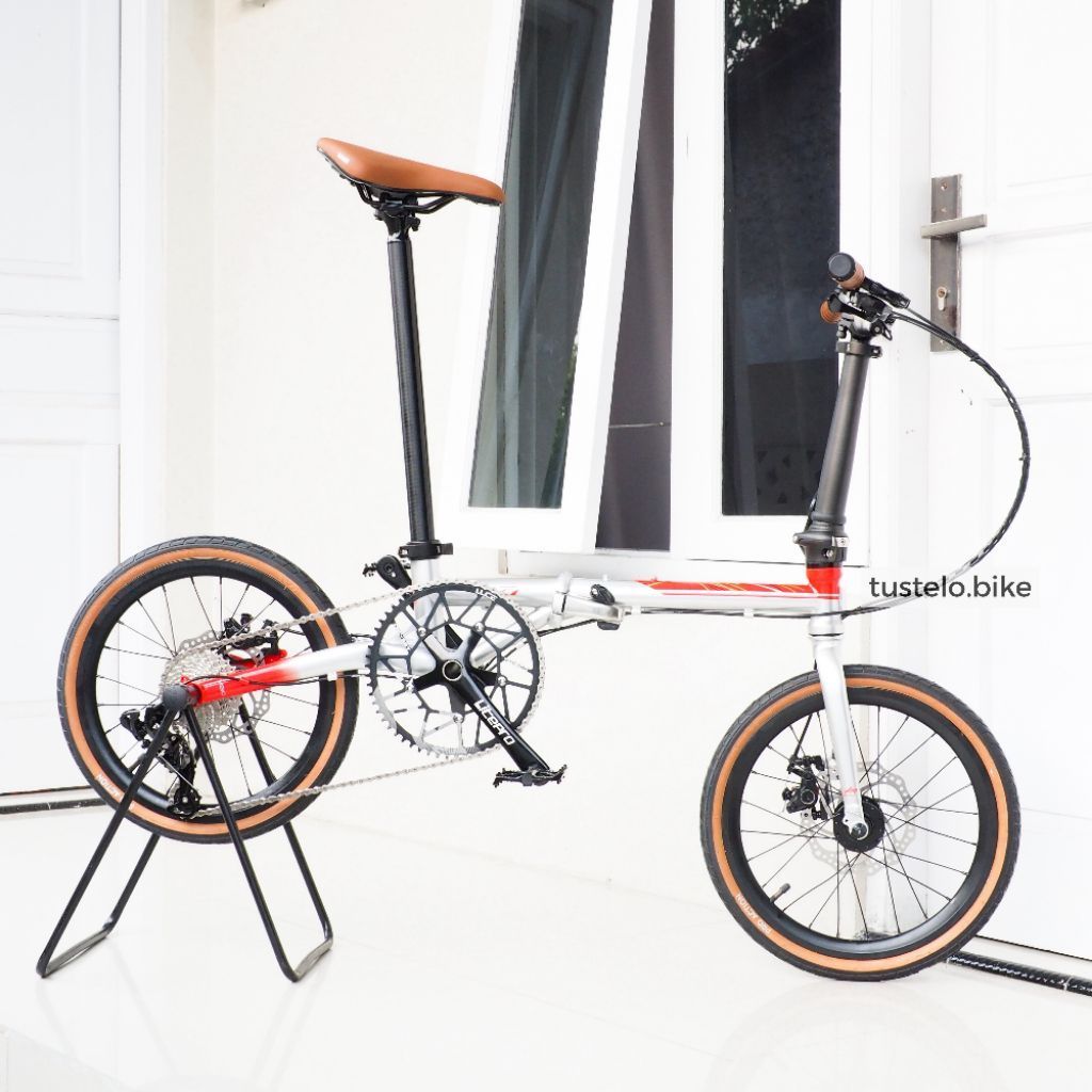 Sepeda Lipat 16+ Izi Arc 10 Speed 58T by Tustelo.bike Seli 16Plus Folding Bike Rakitan