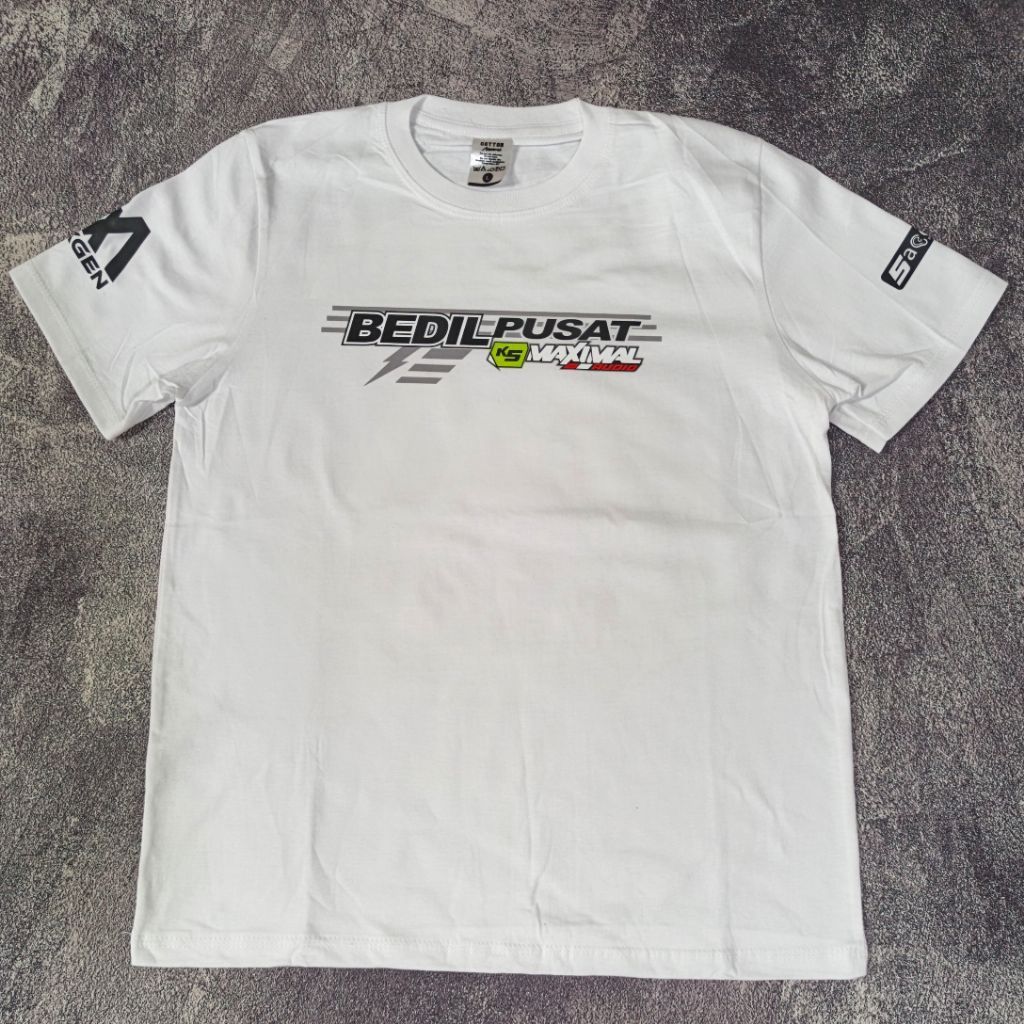 Kaos K5 Maximal X Bedil Pusat Baju T-shirt K5 Maximal Audio Sound system Pria Wanita