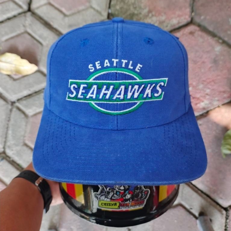 Topi Vintage SEATTLE SEAHAWK NFL By SPORTS SPECIALTIES, Strap YOUNGAN