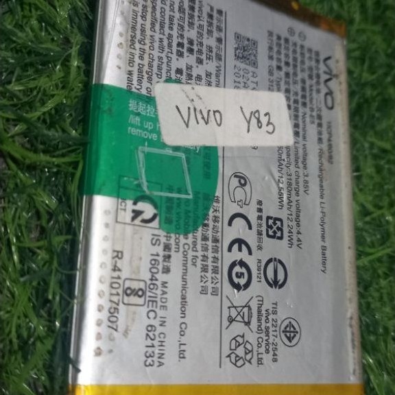 Batre Vivo y83/y83s/y81/y81i/y83 pro original copotan B-E5