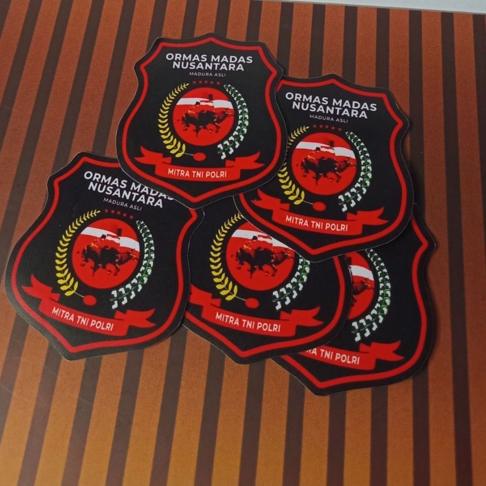 5pcs Stiker MADAS Madura Asli/Stiker Ormas Madas Madura Asli/Stiker Madas Ormas